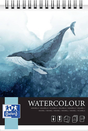 Blok akwarela Oxford A4 10k 300g 2 spirale 078630