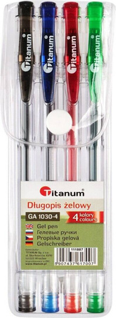 Długopisy Żelowe 4szt Ga1030 617007