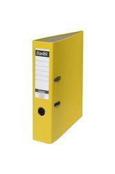 Bantex budget classic segregator a4 - dźwigniowy - grzbiet 7,5cm - folia polipropylenowa - wyklejka papierowa - żółty