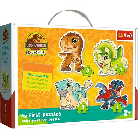 Puzzle Trefl Baby Classic Urocze dinozaury 361384