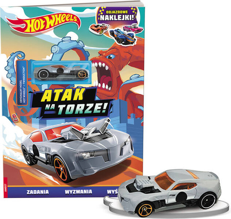 Książeczka MATTEL HOT WHEELS ATAK NA TORZE 345808
