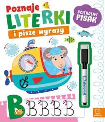 Poznaję literki i piszę wyrazy. Ścieralny pisak 137491
