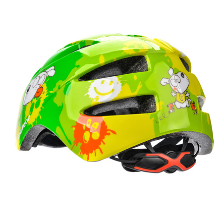 Kask rowerowy Meteor PNY11 S 43-48cm Dogs zielony 061699