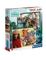 Clementoni Puzzle 2*60el Super Kolor Raya i ostatni Smok