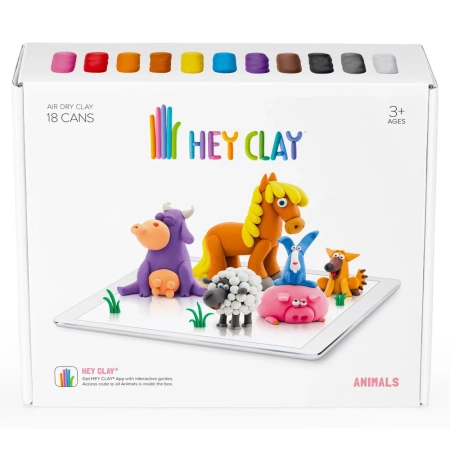 Hey Clay Masa Plastyczna Zwierzęta 602686