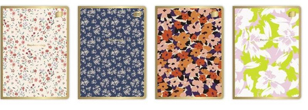 Zeszyt A5 60 krata M 70g Metallic Floral 348319