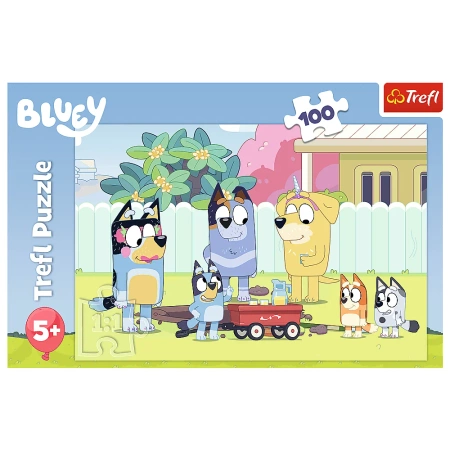 Puzzle Trefl 100 Wesoły świat Bluey 164718