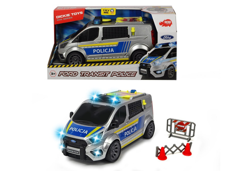 Dickie sos policja ford transit 28cm 063541