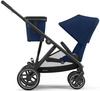 Cybex Zestaw Gazelle S Black Deep Black Wózek Spacerowy + gondola