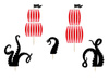 Toppery piraci, mix, 13,5-21cm (1 op. / 5 szt.)