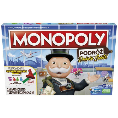 Gra Hasbro F4007 Monopoly Podróż dookoła Świata 124311