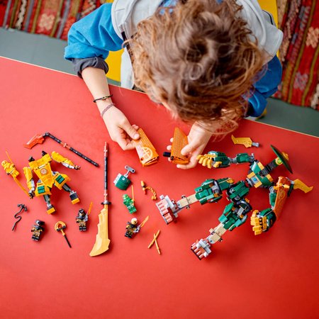 Lego 71794 Ninjago Drużyna mechów ninja Llojda i Arina