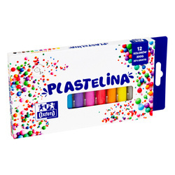 Plastelina 12kol Oxford 206355
