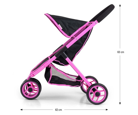 Wózek dla lalek Susie Prestige Black 128789