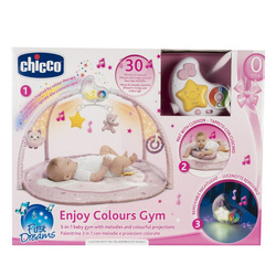 Chicco Mata Dla Niemowlaka 3w1 Enjoy Colors Różowy First Dreams 112531