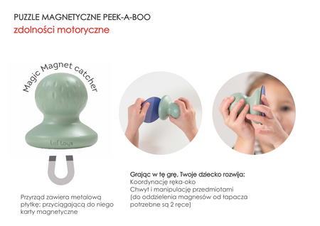 Taf Toys Puzzle magnetyczne Peek-A-Boo 128856