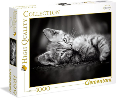 Clementoni puzzle 1000 hq kociak 