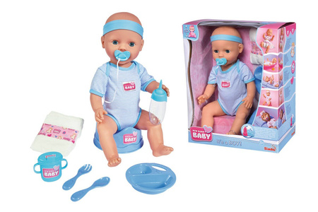 New born baby lalka funkcyjna chłopiec 006877 