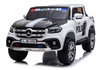 Auto na akumulator xmx606 mercedes x policja biały 4187