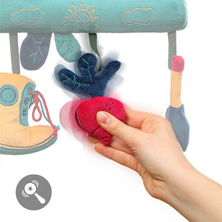 Babyono Zawieszka edukacyjna zawieszka do wózka Garden Boy 413944