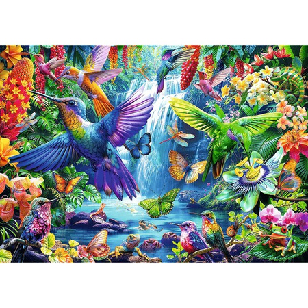 Puzzle Trefl 1000 kolibry w tropikach 108804