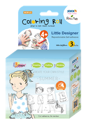 Stick'N Zestaw 3 rolek samoprzylepnych Mała projektantka lato 290408