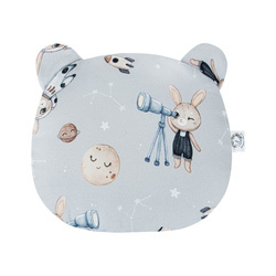 Bambusowa poduszka Miś Królik Astronom 30x30cm 420999