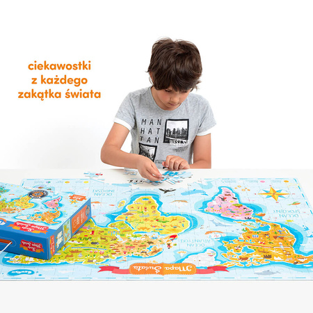 CzuCzu: Puzzle Mapa Świata 300el.