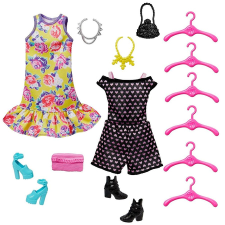 Barbie HJL66 Szafa Barbie+lalka+akcesoria 089550