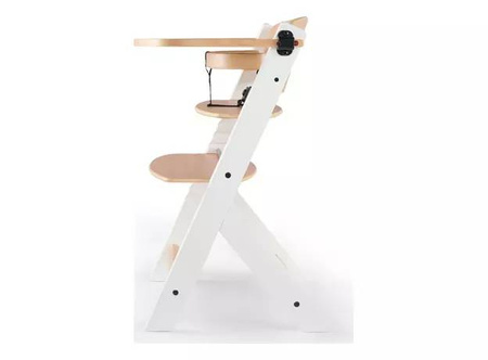 Kinderkraft krzesełko do karmienia enock drewniane białe nogi 915088