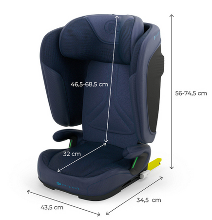 Kinderkraft Unity 2 I-Size Navy/granatowy fotelik samochodowy 928361