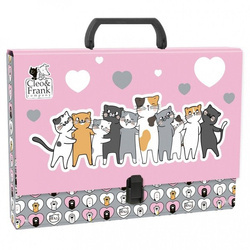 Teczka twarda z rączką Cleo i Frank 39 kot 096626