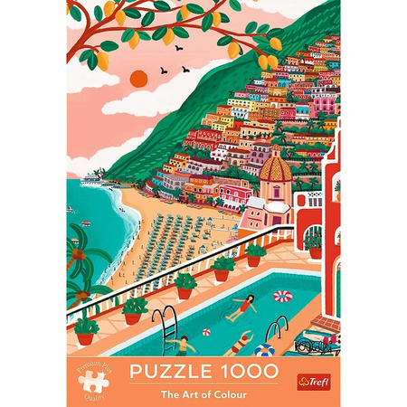 Puzzle Trefl 1000 Premium Plus The Art of Colour Positano Włochy 108958