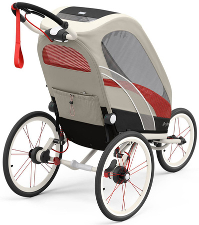 Cybex Zeno Wózek sportowy Light beige rama + Sand light beige Tapicerka siedziska