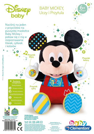 Clementoni baby disney interaktywna mysz miki plusz 501311