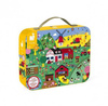 Puzzle obserwacyjne w walizce farma 24 elementy janod 326609
