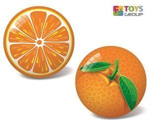 Piłka gumowa pomarańcza 129442