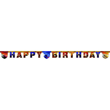 BANNER CARS HAPPY BIRTHDAY 894736