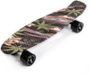 Deskorolka meteor multicolor flowers black 054912