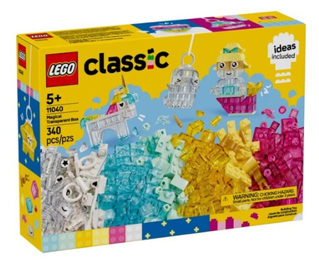 Lego 11040 Classic Magiczny zestaw z przezroczystymi klockami 822211