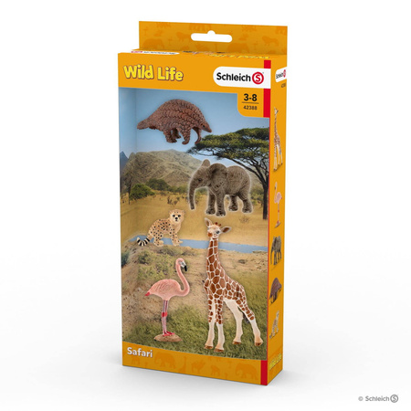 Schleich zestaw dzikie zwierzęta mix 014062 ane