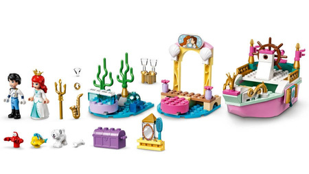 Lego 43191 świąteczna łódź arielki 