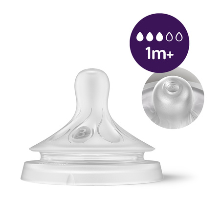 Philips AVENT Butelka Natural Response 260 ml 1m+ 3-pak SCY903/03 990741