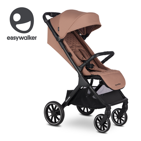 Easywalker Jackey XL Przestronny, samoskładający się wózek spacerowy z kołami XL Pecan Brown 114928