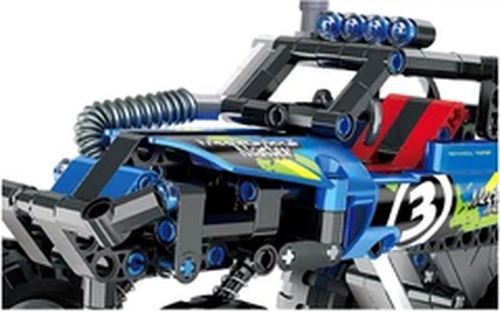 IM MASTER Klocki Terenówka niebieska 193el 040158