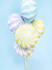Balon foliowy Cukierek 35cm jasny żółty 792999
