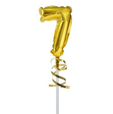 Balon foliowy na patyczku 7 złoty 209287