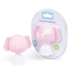 Grzechotka słonik różowy 958329 giligums