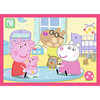 Puzzle Trefl 4w1 Peppa uwielbia przygody 346725