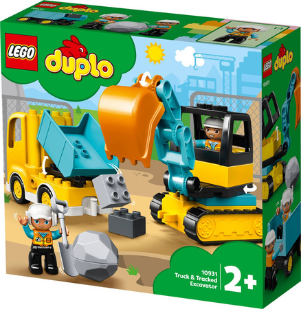 Lego 10931 ciężarówka i koparka gąsienicowa v29